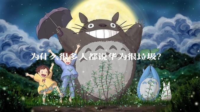 为什么很多人都说华为很垃圾？