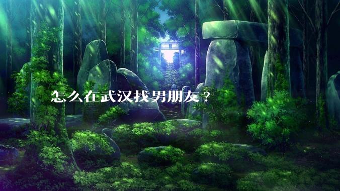 怎么在武汉找男朋友?